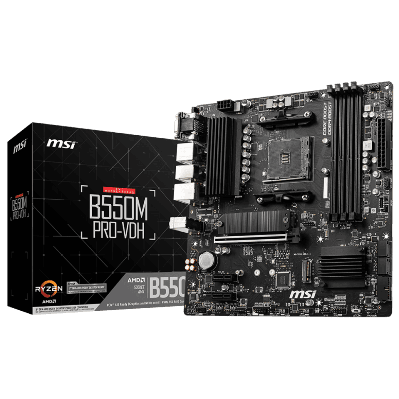 Carte mère MSI B550M PRO-VDH MATX DDR4