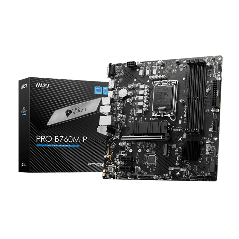Carte mère MSI PRO B760M-P DDR5 mATX (911-7E02-019)
