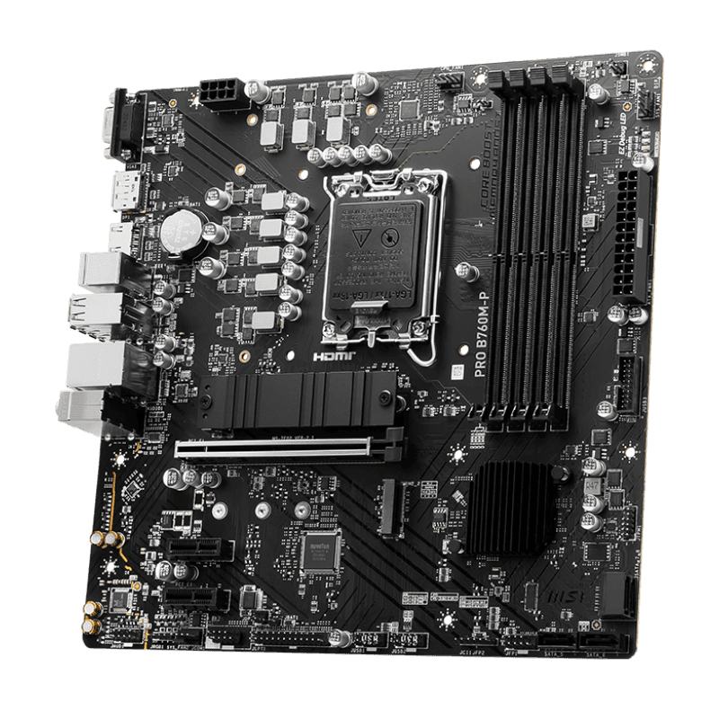 Carte mère MSI PRO B760M-P DDR5 mATX (911-7E02-019) 3