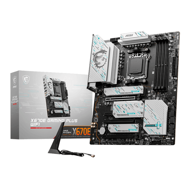 Carte mère MSI X670E GAMING PLUS WIFI ATX | AM5 | DDR5