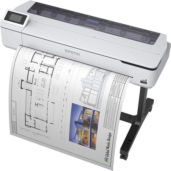 Traceur EPSON SureColor SC-T5100 Avec Stand - Blanc 2