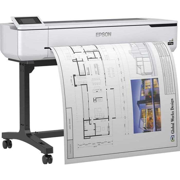 Traceur EPSON SureColor SC-T5100 Avec Stand - Blanc 3
