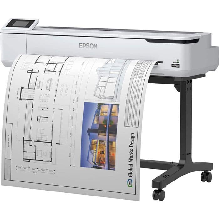 Traceur EPSON SureColor SC-T5100 Avec Stand - Blanc 4