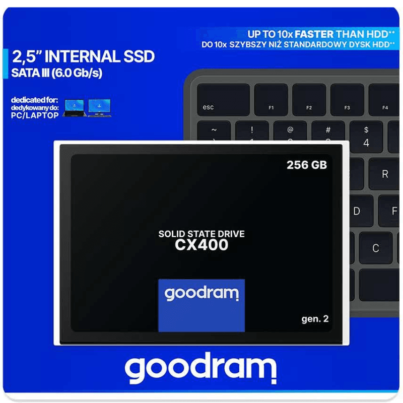 Goodram Cx400 Gen2 256gb Sataiii 2.5retail -ssdpr-cx400-256-g2