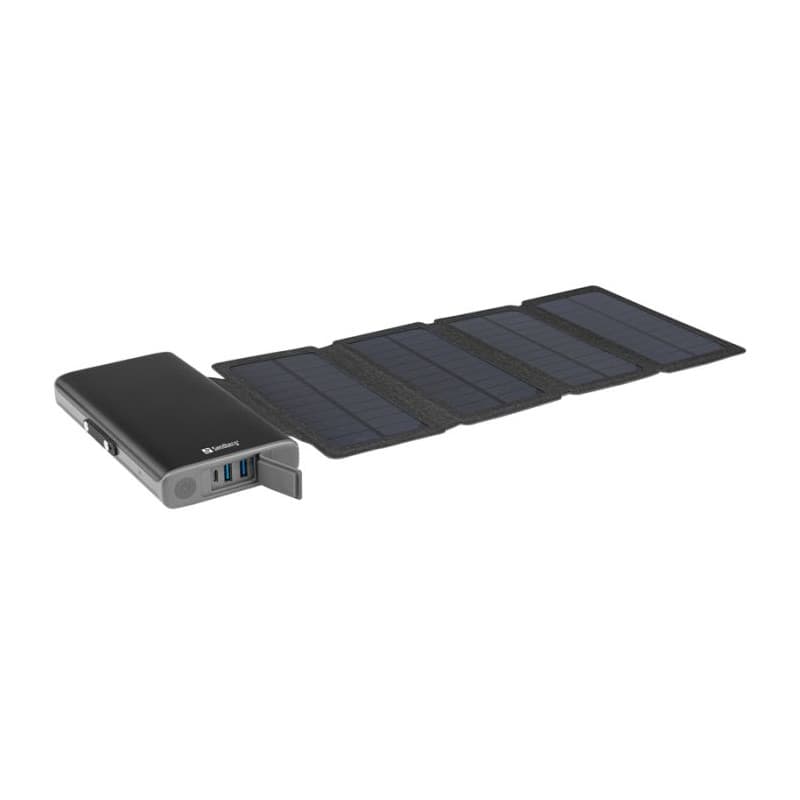 POWER BANK SOLAIRE SANDBERG / 25000 MAH / NOIR