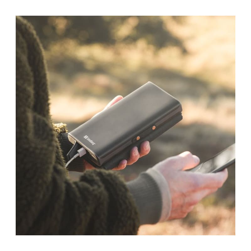 POWER BANK SOLAIRE SANDBERG / 25000 MAH / NOIR 3