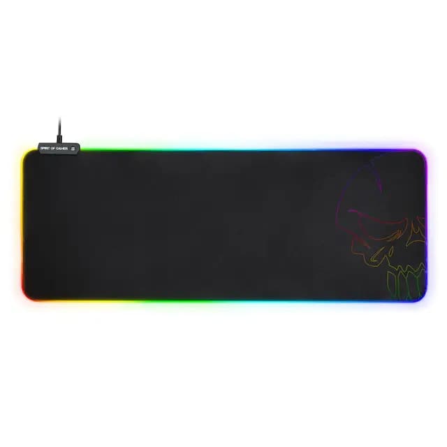 SOG TAPIS DE SOURIS LED RGB 10 MODES TAILLE XXL