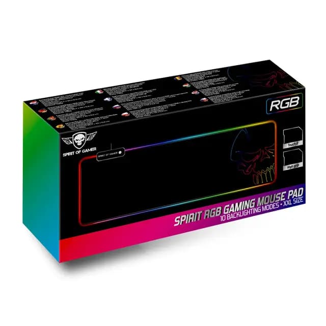 SOG TAPIS DE SOURIS LED RGB 10 MODES TAILLE XXL 2