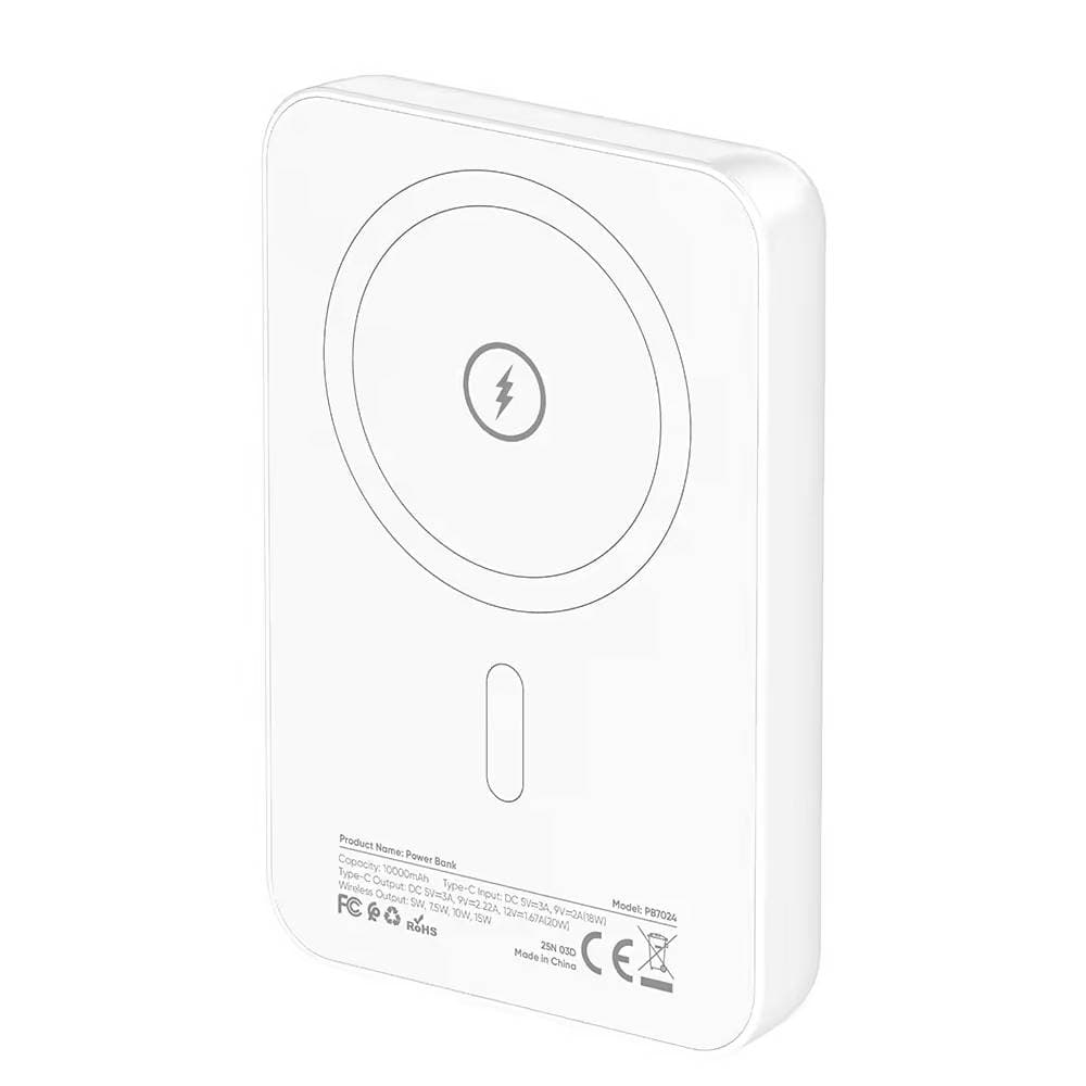 Power Bank Magnétique Vidvie 10000 mAh 15W