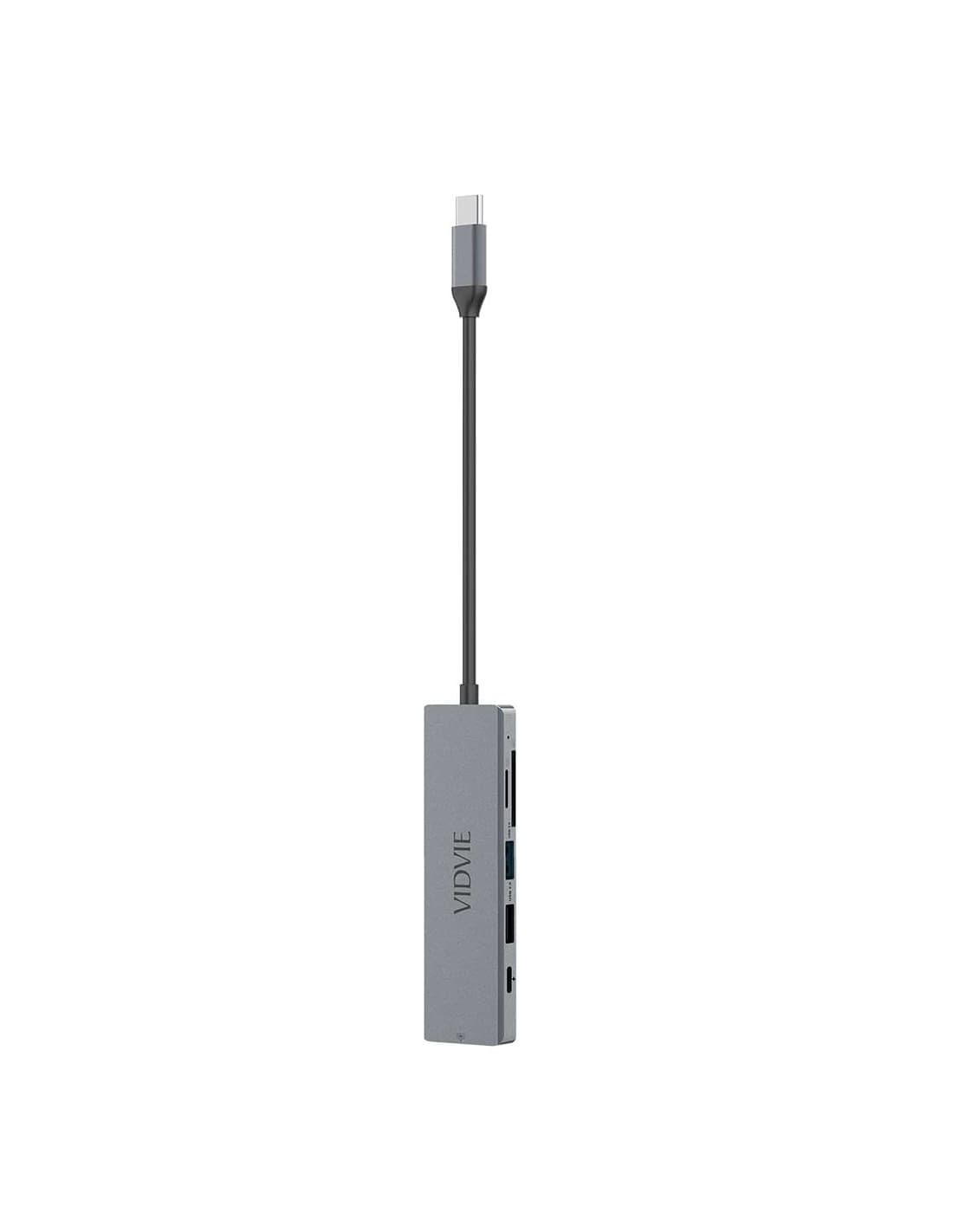 Hub Type-C Vidvie 6 en 1 - Dark Grey 4