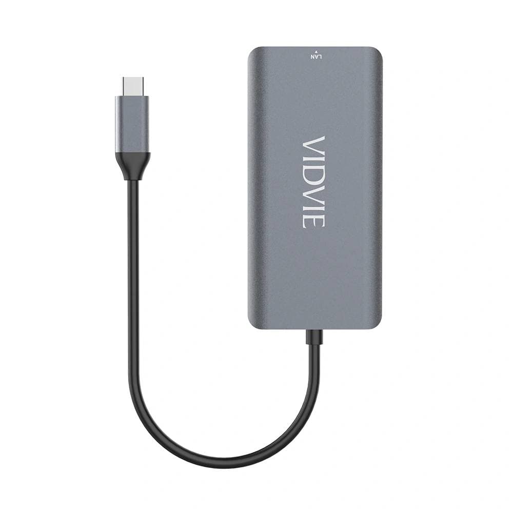 Hub Type-C Vidvie 6 en 1 60W - Dark Grey