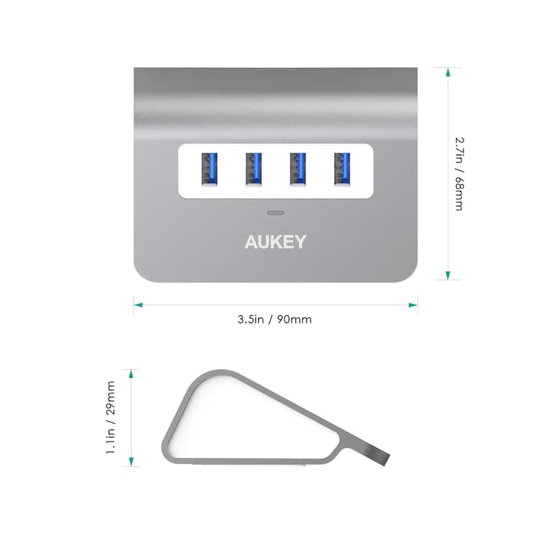 AUKEY CB-H5 4-Port USB 3.0 3