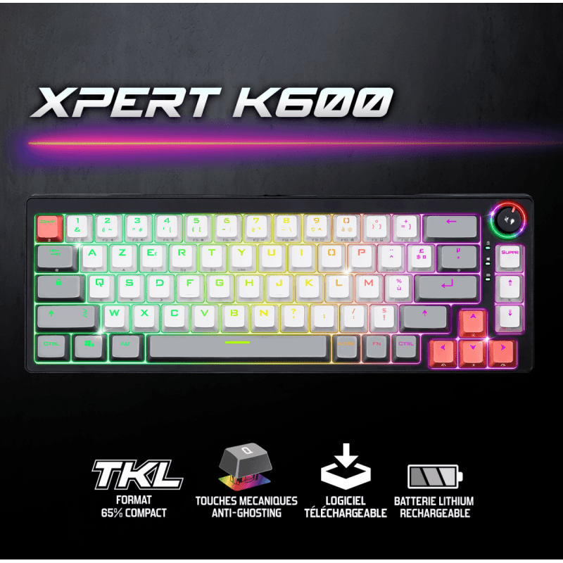 CLAVIER SANS FIL Spirit of Gamer BT SOG XPERT K600 2