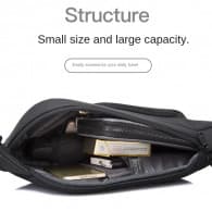 Sac de Poitrine Homme Bange BG024 Noir 2