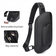 Sac de Poitrine Homme Bange BG024 Noir 3