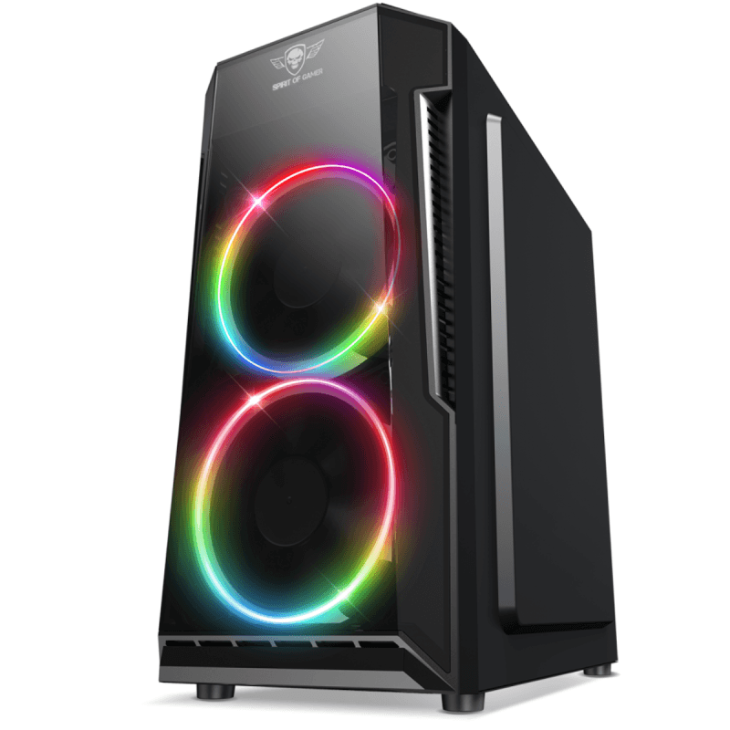 Boitier Gamer Spirit of Gamer Deathmatch 3 RGB Edition | MATX | ITX | Noir