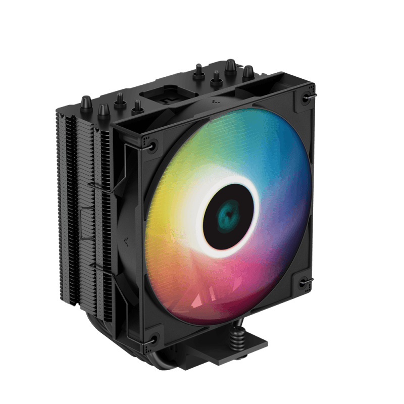 Ventilateur de processeur DeepCool AG400 BK ARGB | Noir