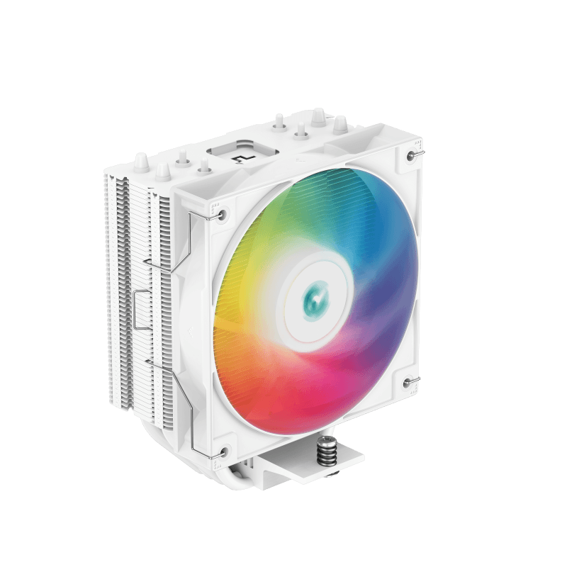 Ventilateur de processeur DeepCool AG400 WH ARGB | Blanc