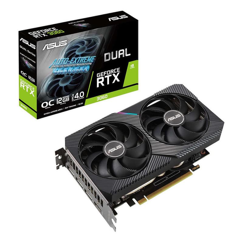 Carte Graphique ASUS DUAL GeForce RTX 3060 OC | 12G GDDR6